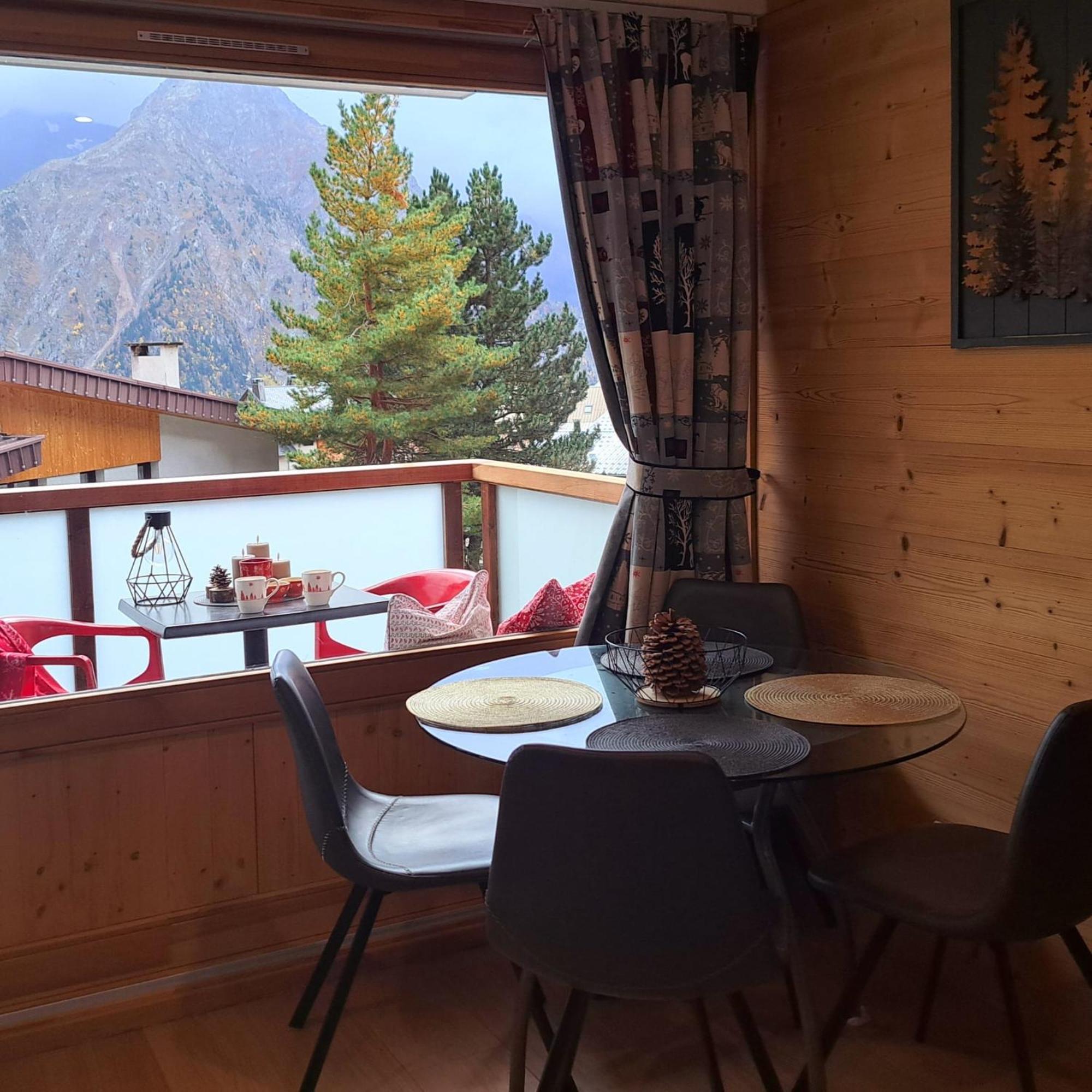 Studio 2 Alpes Style Chalet Au Pied De Telesiege Du Diable لو دوز آلب المظهر الخارجي الصورة