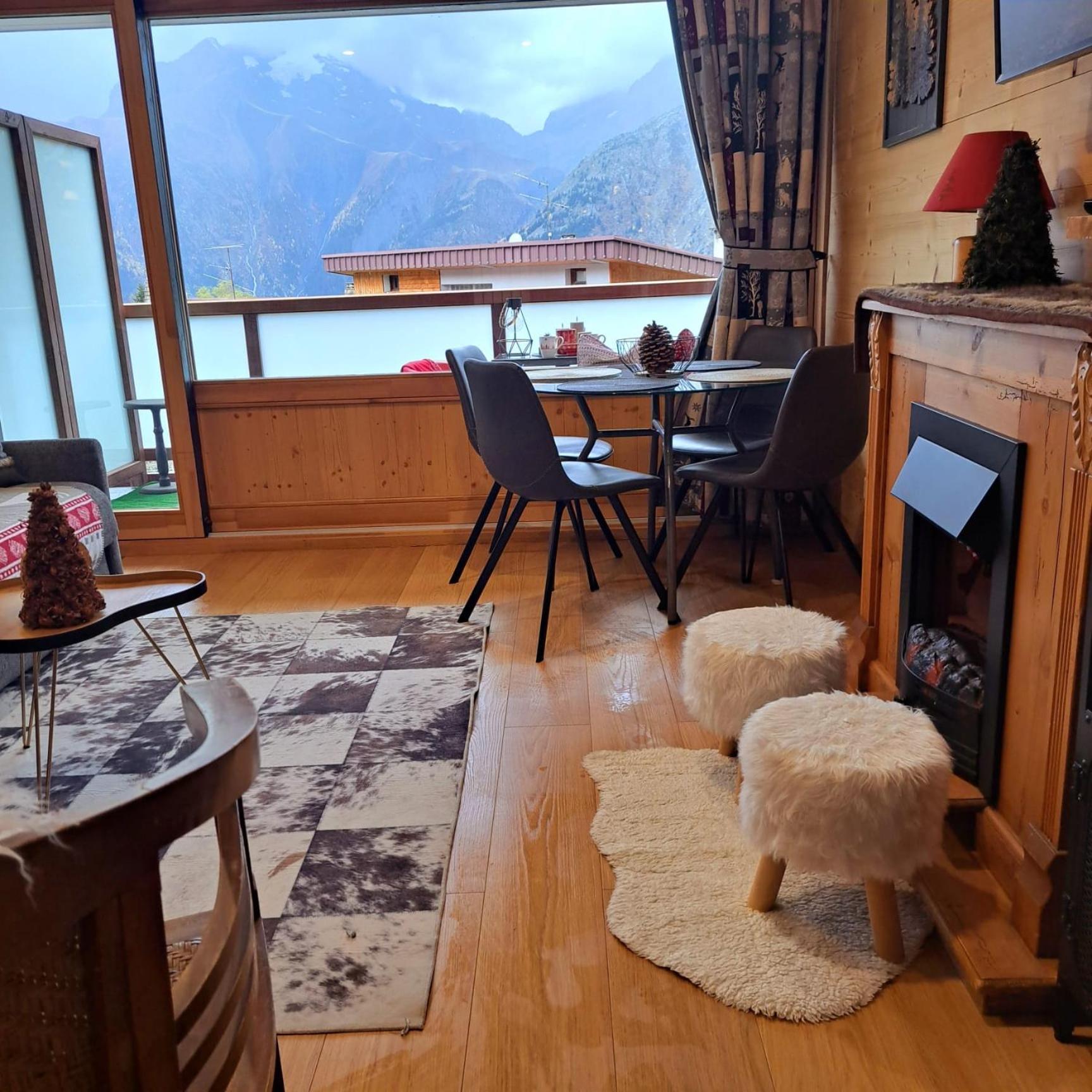 Studio 2 Alpes Style Chalet Au Pied De Telesiege Du Diable لو دوز آلب المظهر الخارجي الصورة
